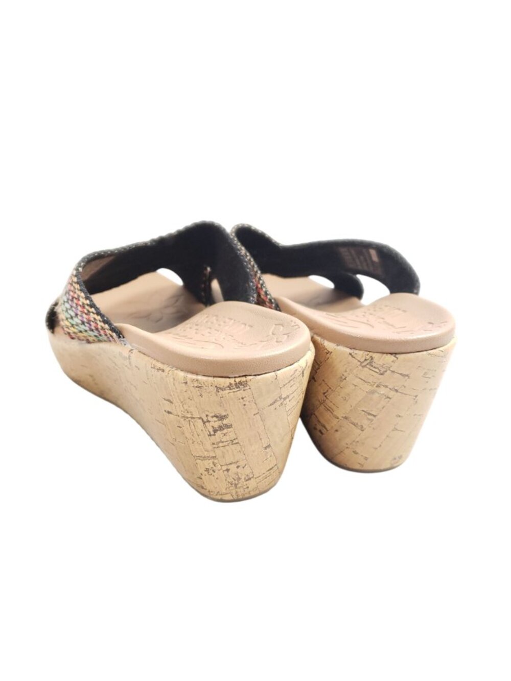 Skechers Cali Luxe Foam Womens Size 9 Wide Beverlee Multicolor Wedge Sandals - Picture 5 of 9
